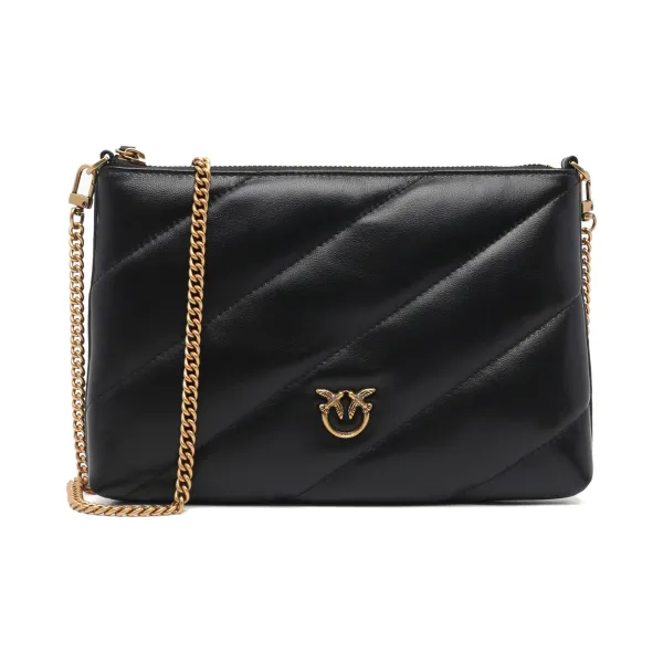 Кожаный плоский мешочек Pinko, черный
Кожаный плоский мешочек Pinko, черный