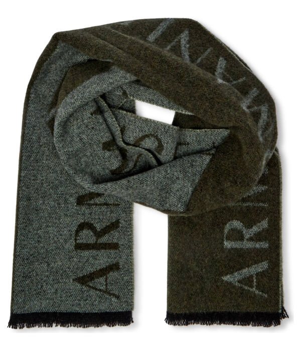 Шарф мужской Armani Exchange шерстяной с логотипом, зеленый
Шарф мужской Armani Exchange шерстяной с логотипом, зеленый