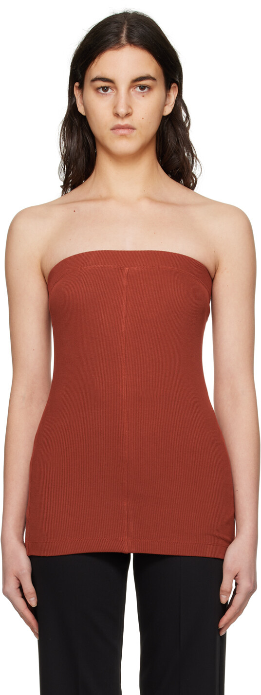 Оранжевая майка в рубчик BITE
Оранжевая майка в рубчик BITE