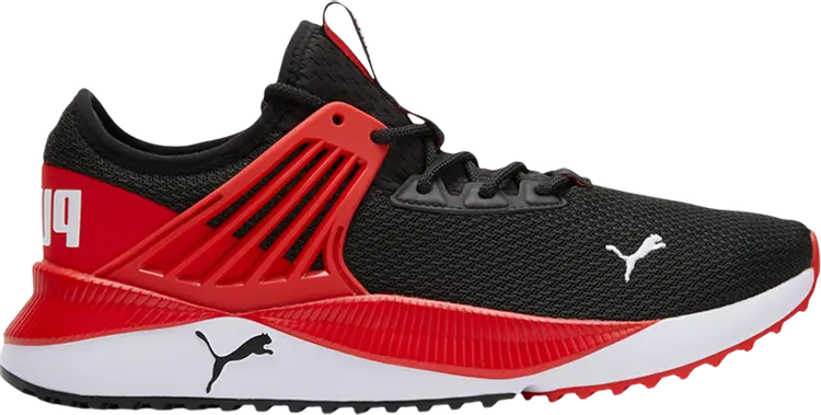 Кроссовки Puma Pacer Future Black High Risk Red, черный 
Кроссовки Puma Pacer Future Black High Risk Red, черный