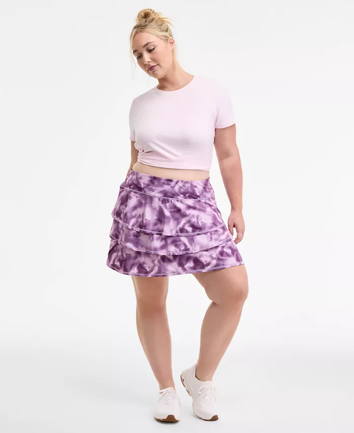 Юбка-шорты большого размера с оборками из джерси с дымчатым оттенком ID Ideology, фиолетовый
Юбка-шорты большого размера с оборками из джерси с дымчатым оттенком ID Ideology, фиолетовый