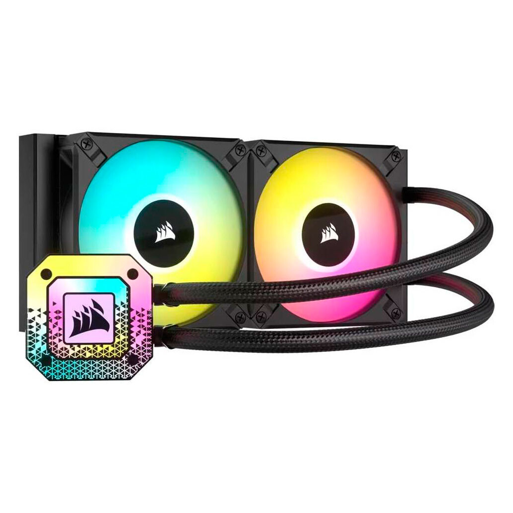 Система водяного охлаждения Corsair iCUE H100i Elite Capellix XT, черный
Система водяного охлаждения Corsair iCUE H100i Elite Capellix XT, черный