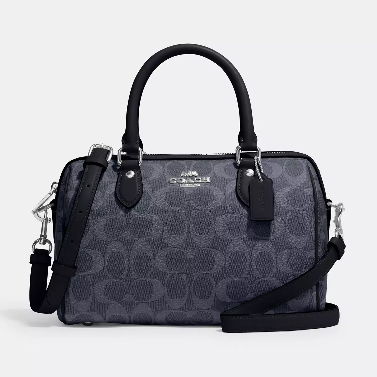Сумка Coach Outlet Rowan Satchel In Signature Canvas, джинсовый/полночно-синий/серебристый
Сумка Coach Outlet Rowan Satchel In Signature Canvas, джинсовый/полночно-синий/серебристый