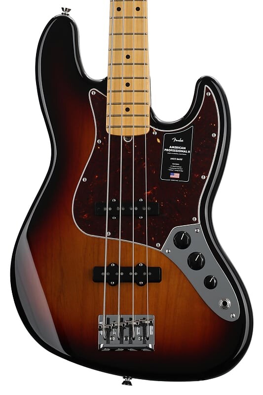 Fender American Professional II Jazz Bass - 3 цвета Sunburst с кленовой накладкой 0193972700
Fender American Professional II Jazz Bass - 3 цвета Sunburst с кленовой накладкой 0193972700