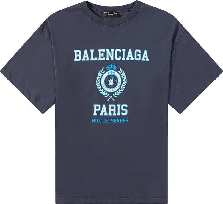 Футболка Balenciaga T-Shirt 'Marine Blue', синий
Футболка Balenciaga T-Shirt 'Marine Blue', синий