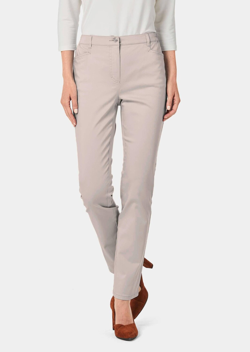 Брюки GOLDNER Baumwollhose CARLA, цвет kitt
Брюки GOLDNER Baumwollhose CARLA, цвет kitt