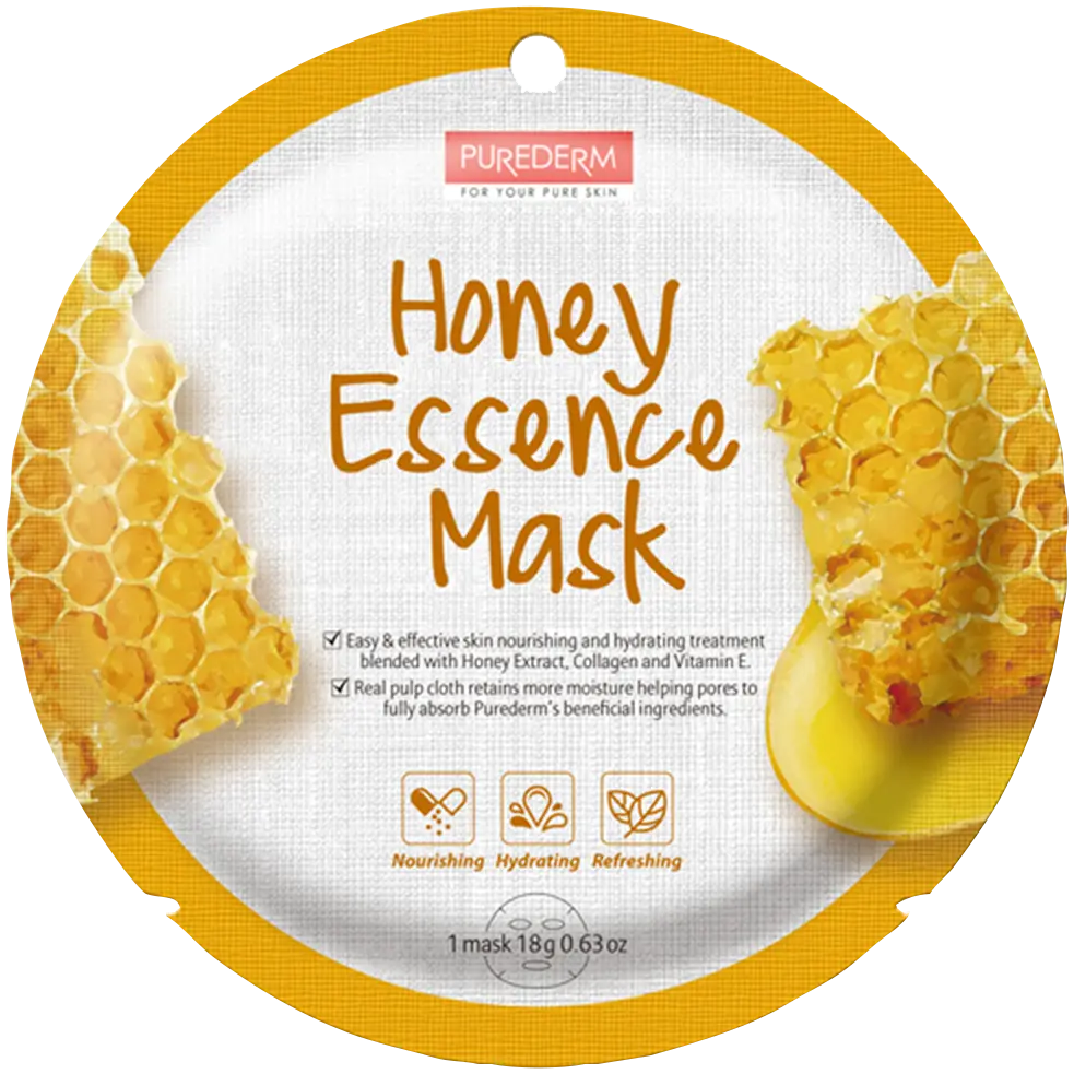 Purederm Honey Essence успокаивающая и увлажняющая коллагеновая маска для лица с медом, 1 шт.
Purederm Honey Essence успокаивающая и увлажняющая коллагеновая маска для лица с медом, 1 шт.