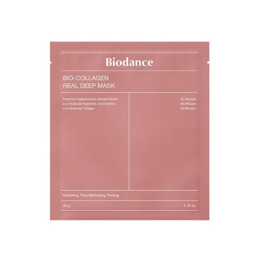 BIODANCE Bio-Collagen Real Deep Mask, коллагеновая маска для лица, 34 г
BIODANCE Bio-Collagen Real Deep Mask, коллагеновая маска для лица, 34 г