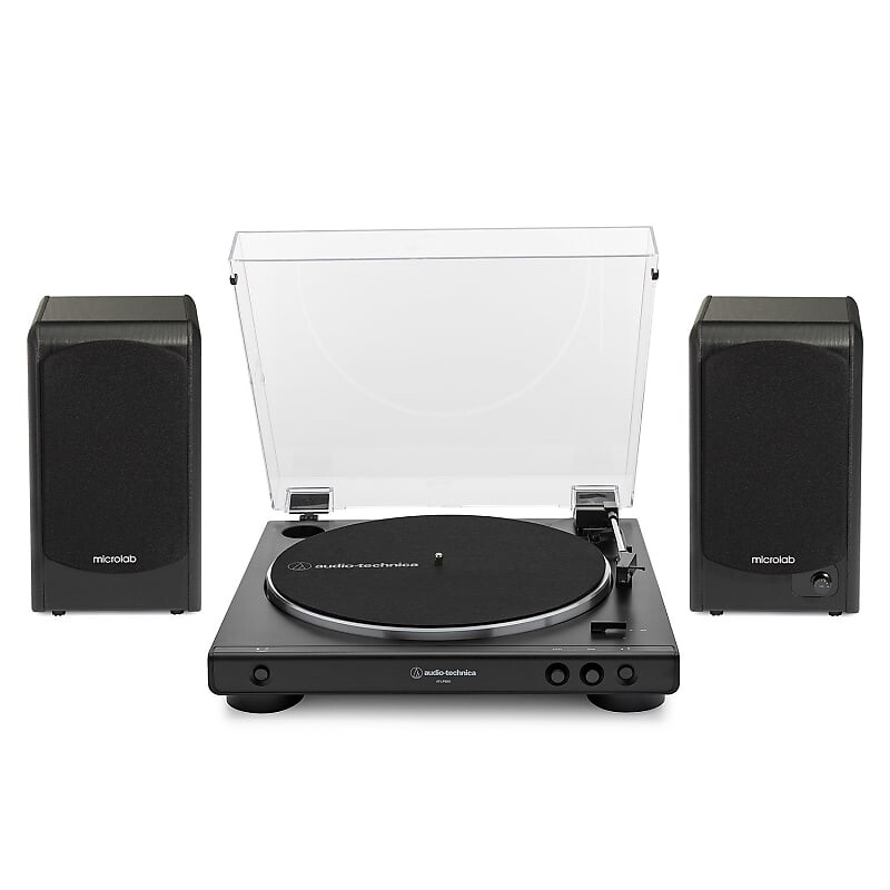 Проигрыватель Audio-Technica Audio-Technica AT-LP60X Turntable (Black) with Powered Studio Monitors Pair
Проигрыватель Audio-Technica Audio-Technica AT-LP60X Turntable (Black) with Powered Studio Monitors Pair