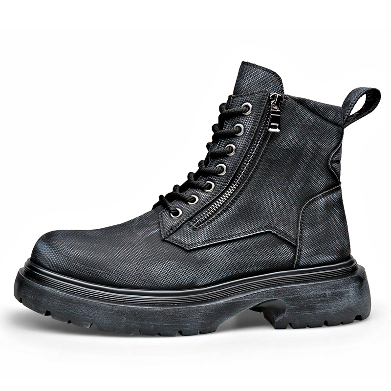 SHUPATE Короткие мужские ботинки Martin, черно-серого цвета
SHUPATE Короткие мужские ботинки Martin, черно-серого цвета