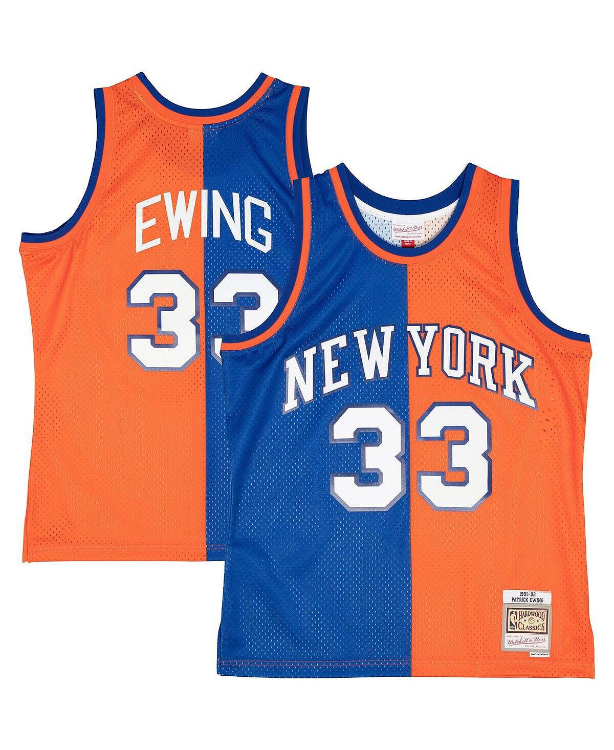Мужская футболка patrick ewing blue, orange new york knicks hardwood classics 1991-92 split swingman jersey Mitchell & Ness, мульти
Мужская футболка patrick ewing blue, orange new york knicks hardwood classics 1991-92 split swingman jersey Mitchell & Ness, мульти