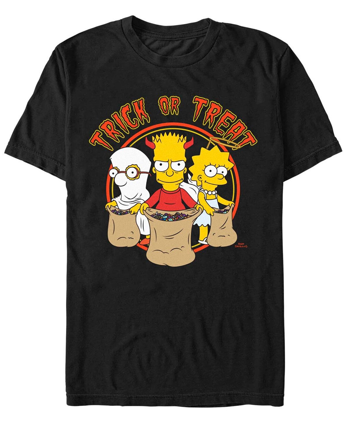 Мужская футболка с короткими рукавами the simpsons trick trio Fifth Sun, черный
Мужская футболка с короткими рукавами the simpsons trick trio Fifth Sun, черный