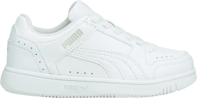 Кроссовки Puma Rebound Joy Low Little Kid White Grey Violet, белый
Кроссовки Puma Rebound Joy Low Little Kid White Grey Violet, белый
