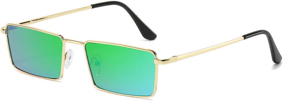 Винтажные металлические маленькие солнцезащитные очки для мужчин и женщин в стиле ретро, стильные солнцезащитные очки для женщин с защитой от УФ-излучения UV400 TKKTLLT, Gold-greenmirror
Винтажные металлические маленькие солнцезащитные очки для мужчин и женщин в стиле ретро, стильные солнцезащитные очки для женщин с защитой от УФ-излучения UV400 TKKTLLT, Gold-greenmirror