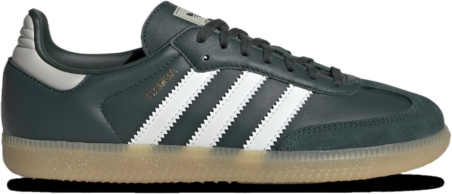 Кроссовки Adidas Samba OG для старших детей, зеленый/серый/белый
Кроссовки Adidas Samba OG для старших детей, зеленый/серый/белый