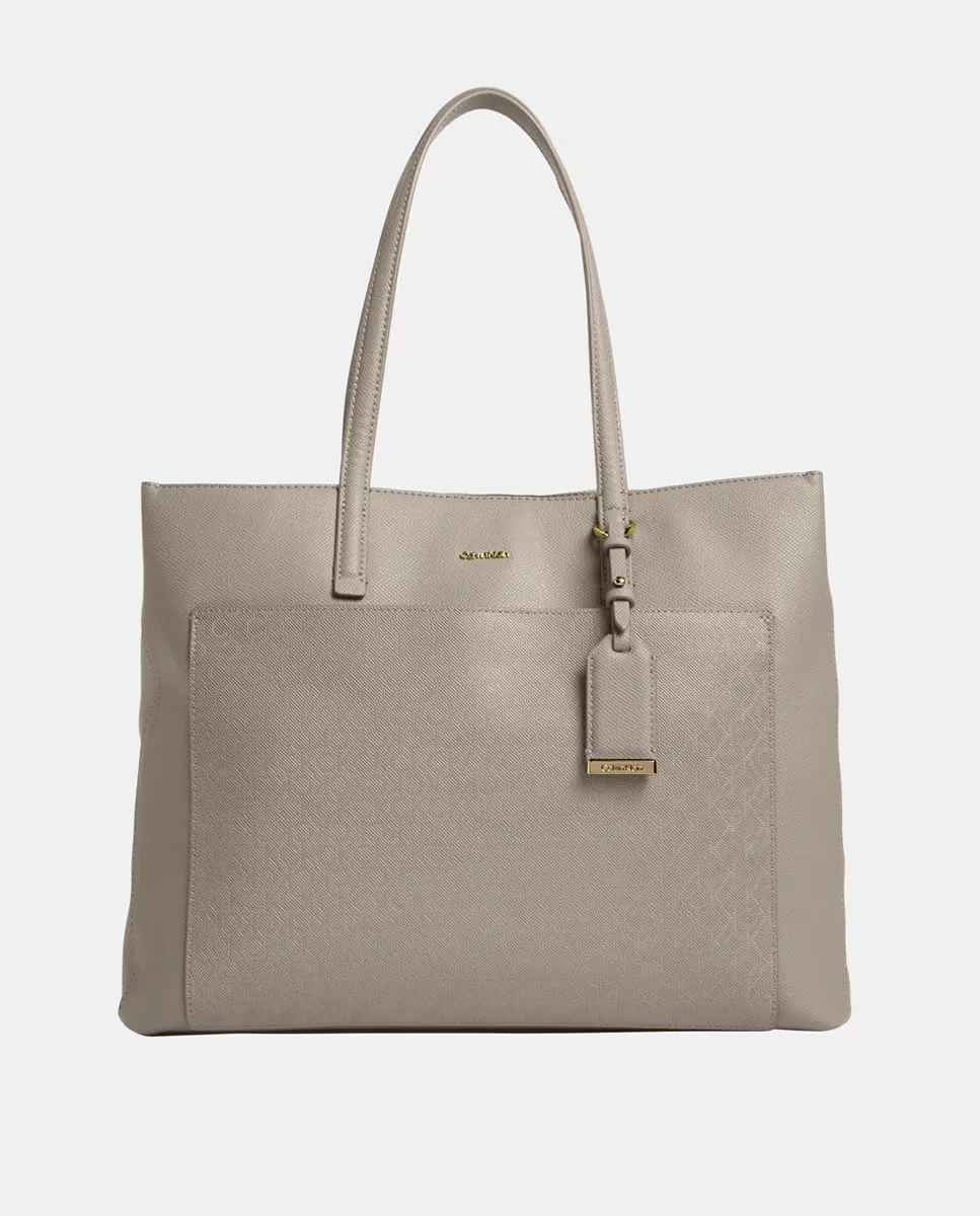 Сумка шоппер с монограммой Calvin Klein, бежевый
Сумка шоппер с монограммой Calvin Klein, бежевый