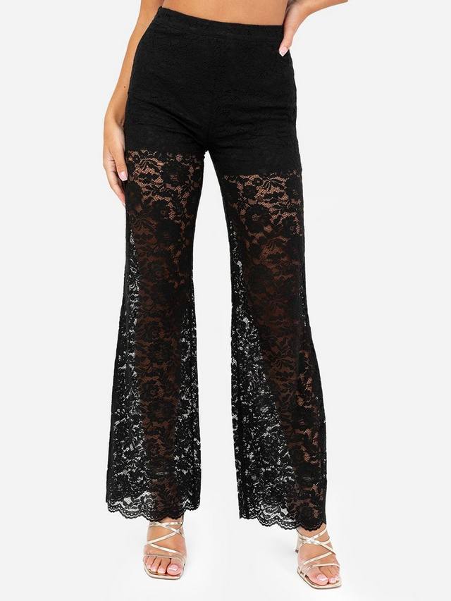 Брюки с высокой талией и кружевными вставками Maya Deluxe, Black
Брюки с высокой талией и кружевными вставками Maya Deluxe, Black