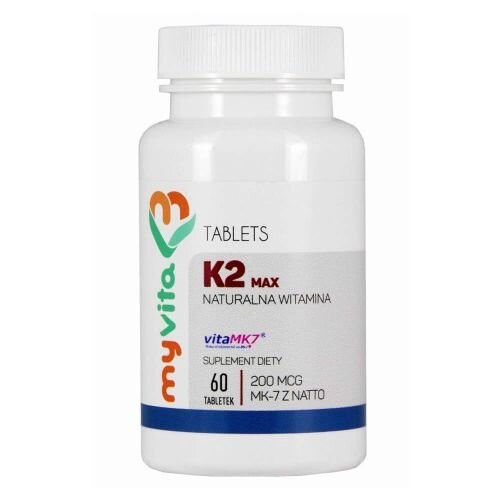 Витамин К2 МК-7 К2 МК7 MAX 200 мкг с натто К2МК7 60 таблеток MyVita Proness
Витамин К2 МК-7 К2 МК7 MAX 200 мкг с натто К2МК7 60 таблеток MyVita Proness
