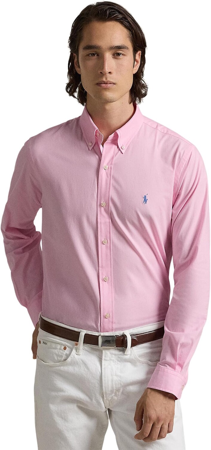 Рубашка Polo Ralph Lauren Classic Fit Stretch Poplin Shirt, цвет Carmel Pink
Рубашка Polo Ralph Lauren Classic Fit Stretch Poplin Shirt, цвет Carmel Pink