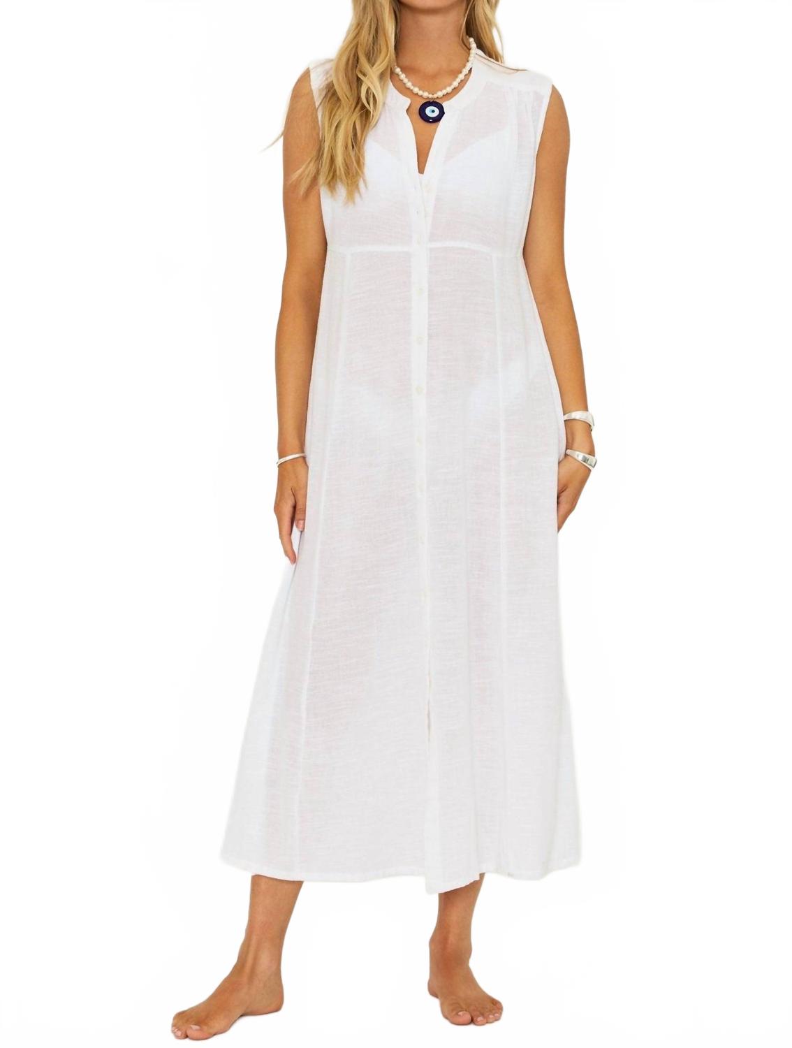 Сандра Миди платье из белого льна Beach Riot
Сандра Миди платье из белого льна Beach Riot