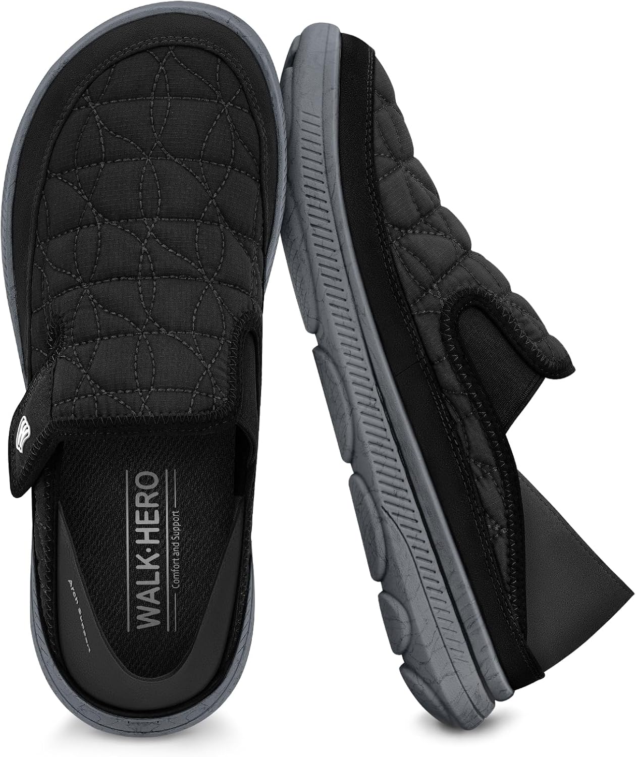 Мужские тапочки при подошвенном фасците, повседневные мужские слипоны с поддержкой свода стопы, ортопедические домашние тапочки для мужчин, комнатные и сабо для облегчения боли Walk Hero Comfort And Support, черный
Мужские тапочки при подошвенном фасците, повседневные мужские слипоны с поддержкой свода стопы, ортопедические домашние тапочки для мужчин, комнатные и сабо для облегчения боли Walk Hero Comfort And Support, черный