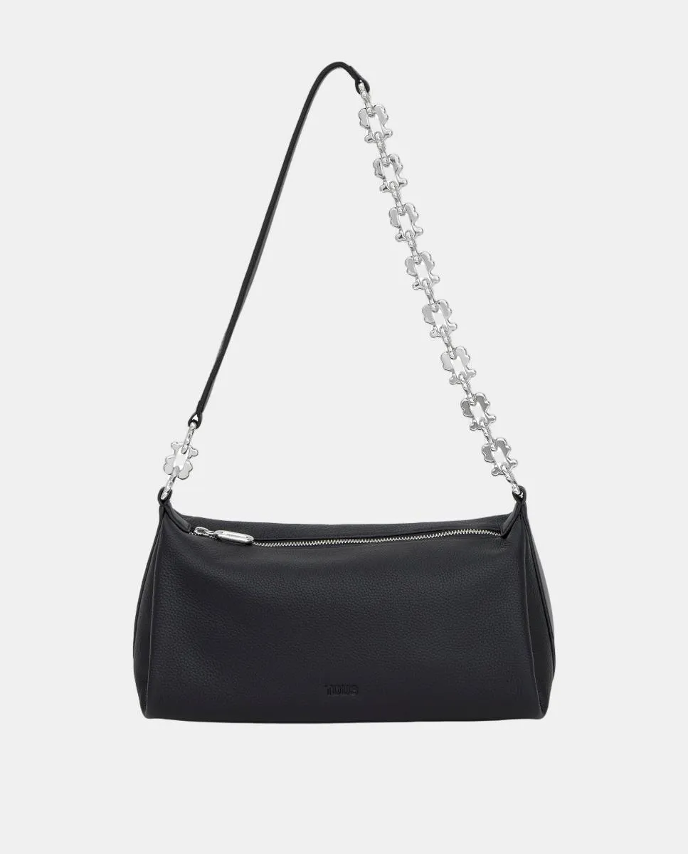 Сумка через плечо с застежкой-молнией и длинным регулируемым ремнем Tous, черный
Сумка через плечо с застежкой-молнией и длинным регулируемым ремнем Tous, черный