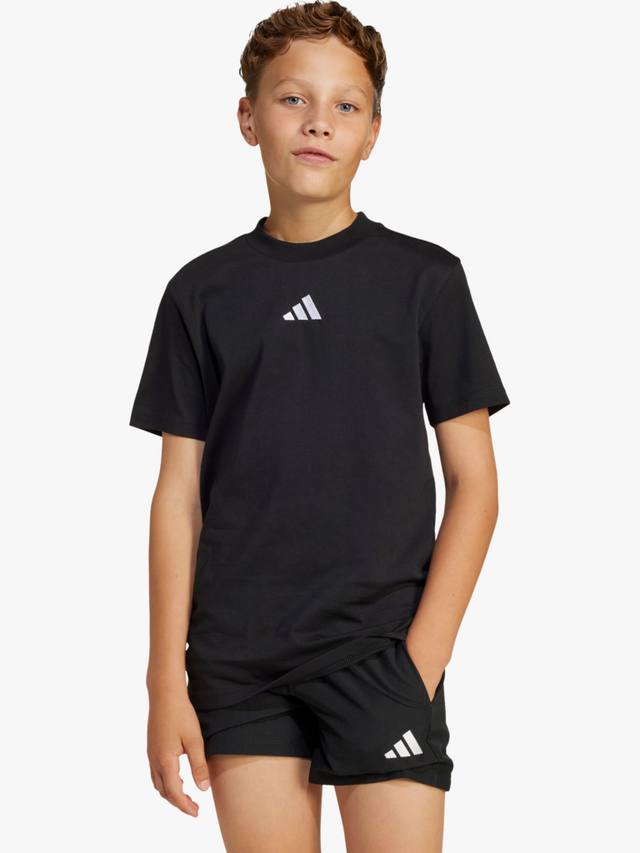 Детская хлопковая футболка Essentials adidas, Black/White
Детская хлопковая футболка Essentials adidas, Black/White