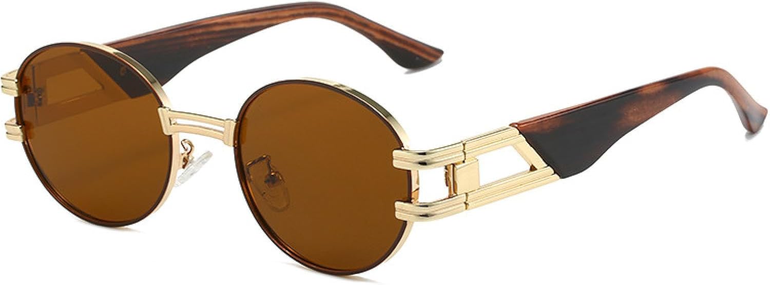 Металлические солнцезащитные очки в стиле стимпанк для женщин, роскошные металлические круглые очки в стиле панк для мужчин, модные солнцезащитные очки, трендовые очки UV400 TKKTLLT, C2
Металлические солнцезащитные очки в стиле стимпанк для женщин, роскошные металлические круглые очки в стиле панк для мужчин, модные солнцезащитные очки, трендовые очки UV400 TKKTLLT, C2