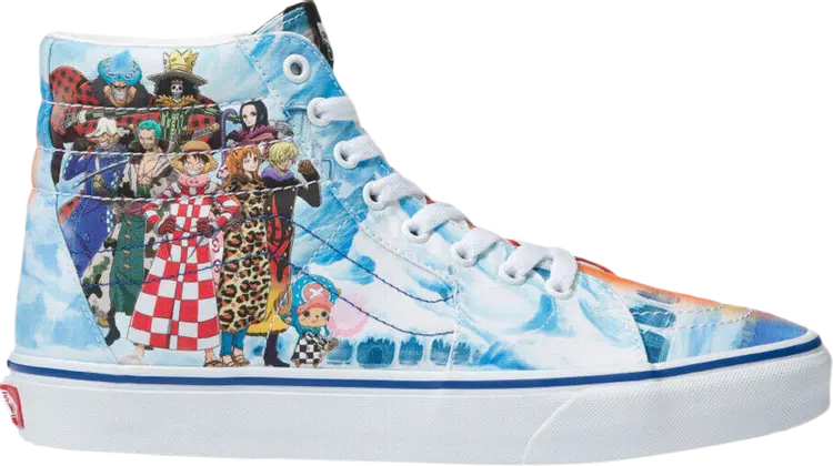 Кеды Vans One Piece x Sk8-Hi Punk Hazard, синий
Кеды Vans One Piece x Sk8-Hi Punk Hazard, синий