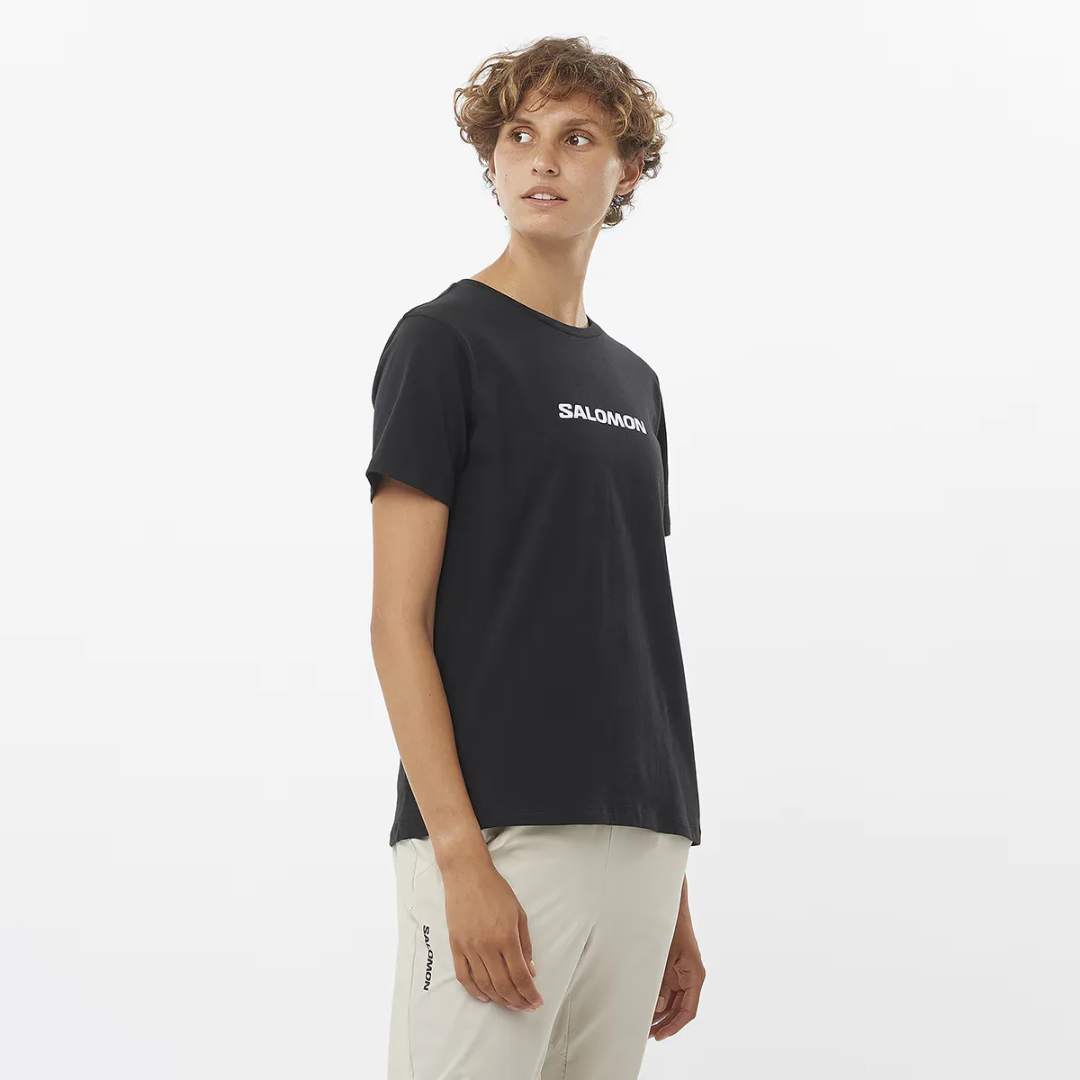 Женская футболка Salomon с логотипом, чёрный
Женская футболка Salomon с логотипом, чёрный