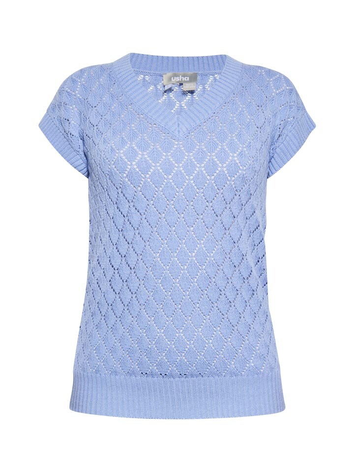 Свитер-жилет Usha, цвет taubenblau
Свитер-жилет Usha, цвет taubenblau