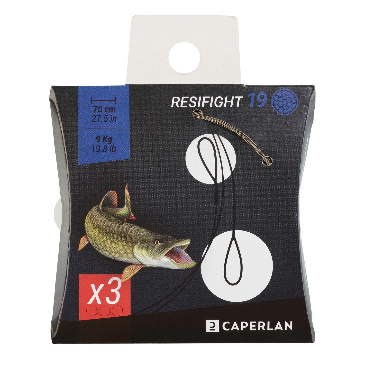 Стальной поводок Resifight 19, 2 петли, 70см CAPERLAN
Стальной поводок Resifight 19, 2 петли, 70см CAPERLAN