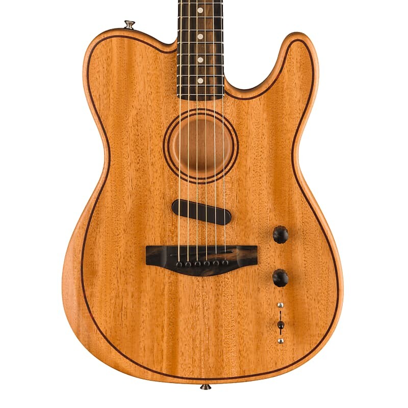 Fender American Acoustasonic Telecaster All-Mahogany Natural 
Fender American Acoustasonic Telecaster All-Mahogany Natural