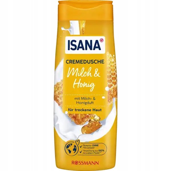 Isana, Кремовый гель для душа для сухой кожи, 300 мл
Isana, Кремовый гель для душа для сухой кожи, 300 мл