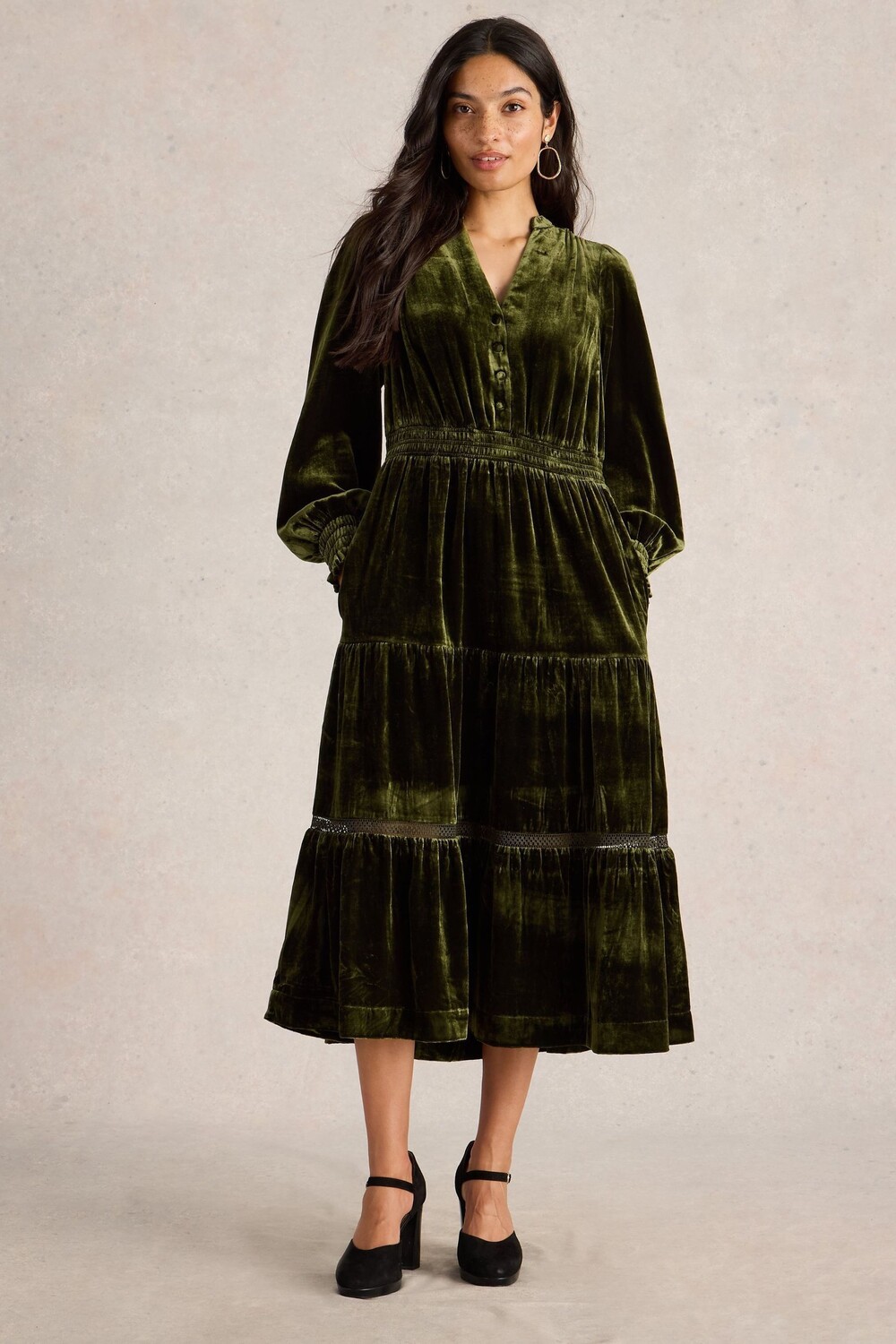 Бархатное платье Harley White Stuff, зеленый
Бархатное платье Harley White Stuff, зеленый