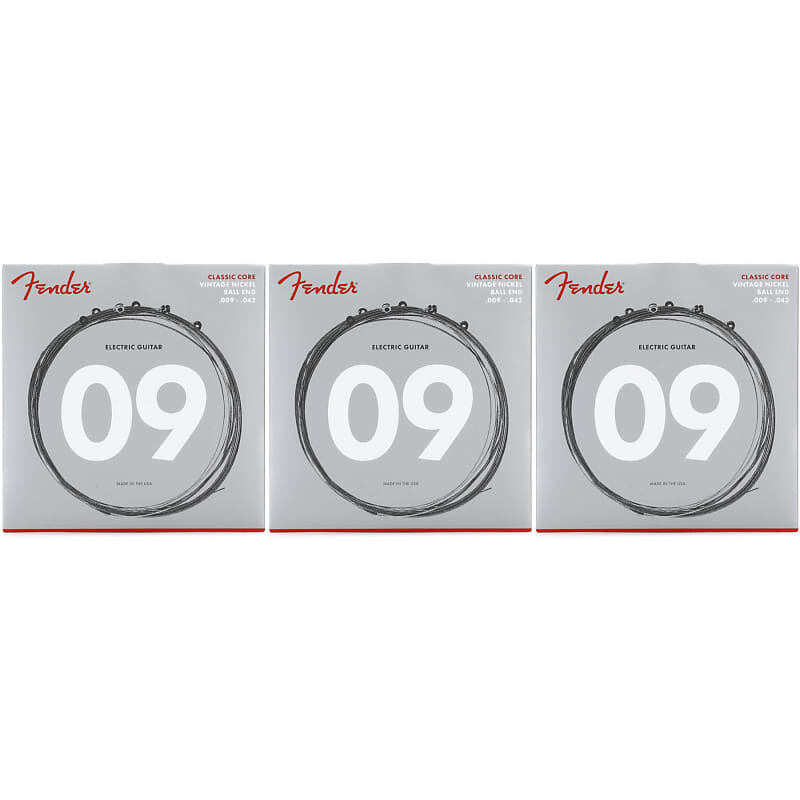 Струны для электрогитары Fender 155L Classic Core Vintage Nickel Ball End - .009-.042 Light (3 шт. в упаковке) 0730155403 3-Pack
Струны для электрогитары Fender 155L Classic Core Vintage Nickel Ball End - .009-.042 Light (3 шт. в упаковке) 0730155403 3-Pack
