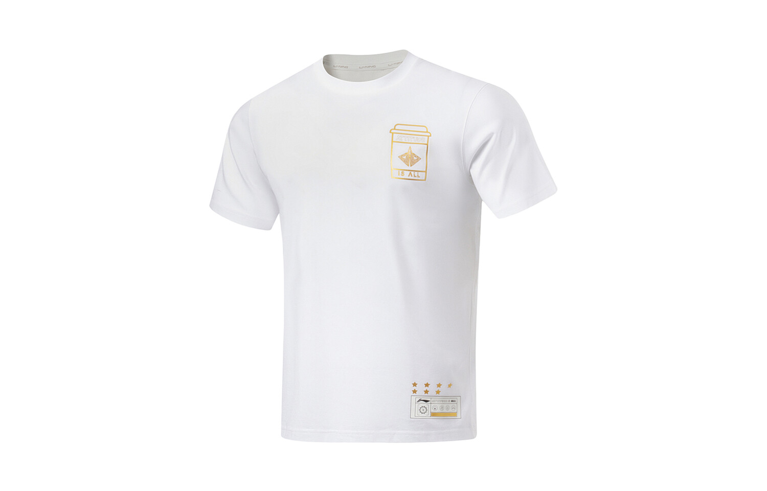 Спортивная баскетбольная коллекция футболка мужская белая Lining, белый
Спортивная баскетбольная коллекция футболка мужская белая Lining, белый