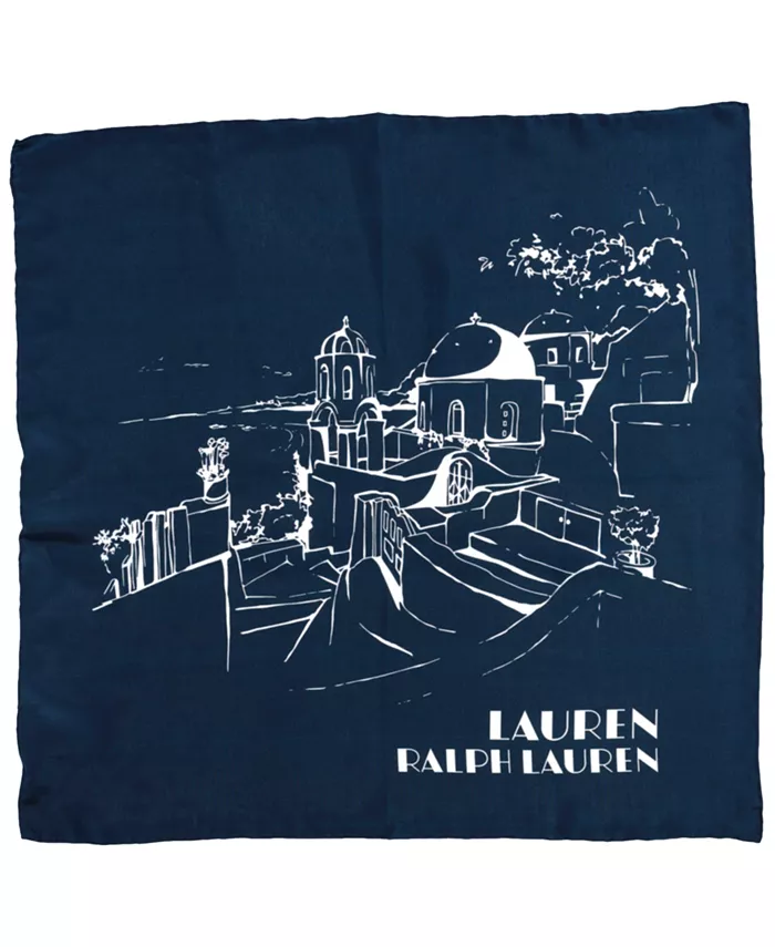 Летний квадратный шарф в стиле разговора Lauren Ralph Lauren, синий
Летний квадратный шарф в стиле разговора Lauren Ralph Lauren, синий