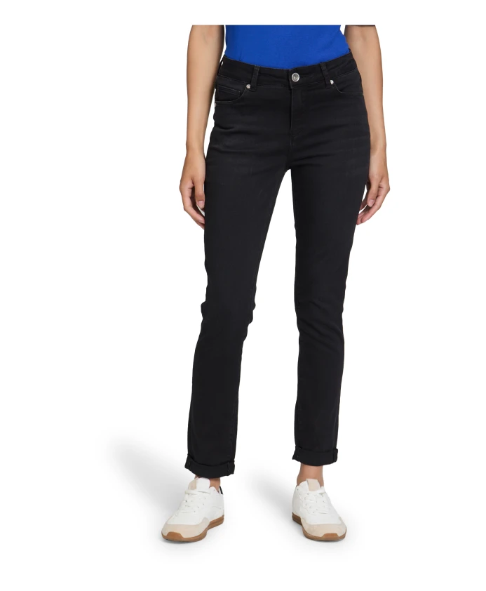 Узкие джинсы, солнечные с эффектом потертости. Betty Barclay, черный
Узкие джинсы, солнечные с эффектом потертости. Betty Barclay, черный