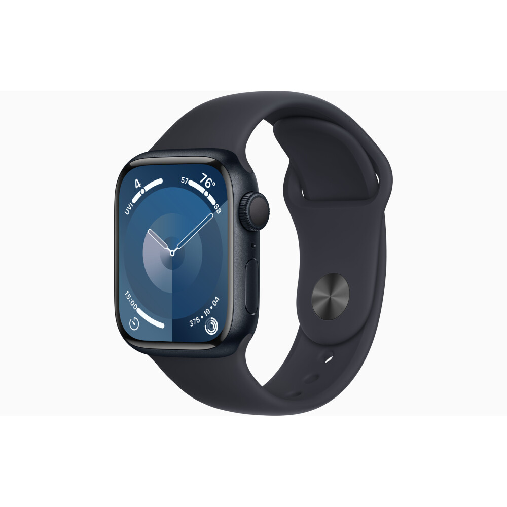 Умные часы Apple Watch Series 9 (GPS), 41мм, Midnight Aluminum Case/Midnight Sport Band - S/M, Черный, Умные часы Apple Watch Series 9 (GPS), 41мм, Midnight Aluminum Case/Midnight Sport Band - S/M
Умные часы Apple Watch Series 9 (GPS), 41мм, Midnight Aluminum Case/Midnight Sport Band - S/M, Черный, Умные часы Apple Watch Series 9 (GPS), 41мм, Midnight Aluminum Case/Midnight Sport Band - S/M