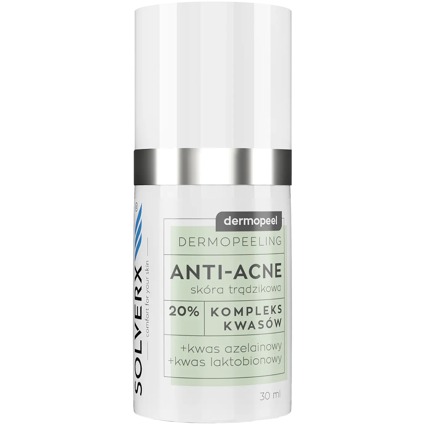 Solverx Dermopeel скраб для лица с азелаиновой кислотой 20%, 30 мл
Solverx Dermopeel скраб для лица с азелаиновой кислотой 20%, 30 мл