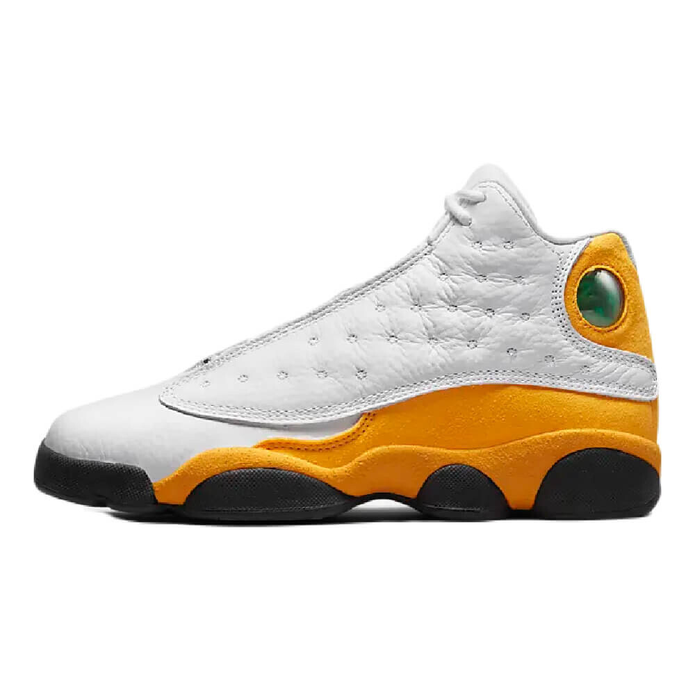 Кроссовки Nike Air Jordan 13 Retro, белый/желтый 
Кроссовки Nike Air Jordan 13 Retro, белый/желтый