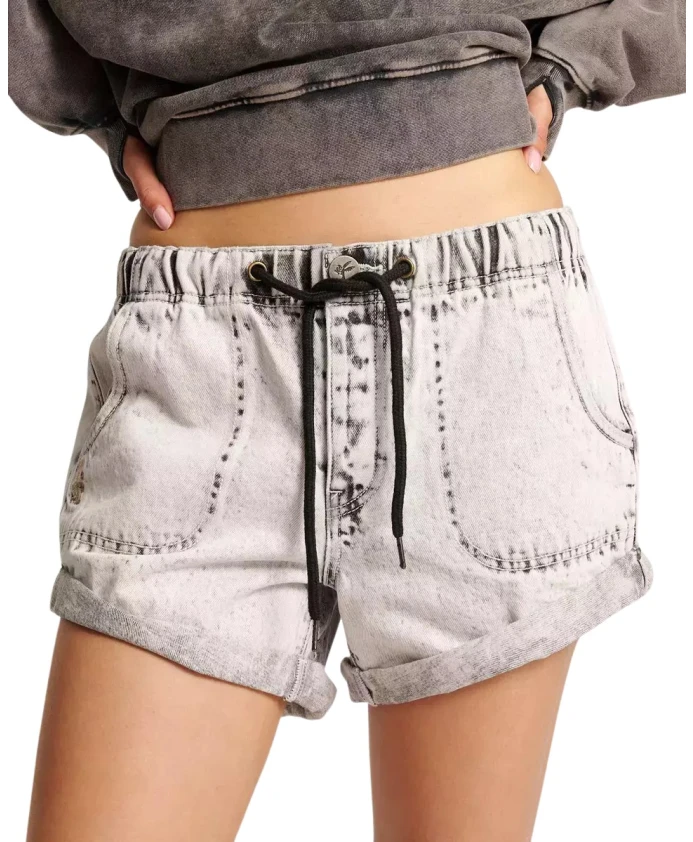 Серые спортивные джинсовые шорты One Teaspoon, серый
Серые спортивные джинсовые шорты One Teaspoon, серый