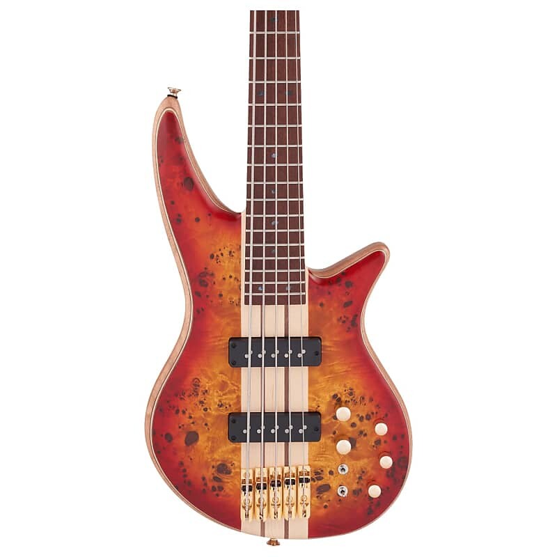 5-струнный бас-гитара Jackson Pro Series Spectra Bass SBP V, прозрачный Cherry Burst
5-струнный бас-гитара Jackson Pro Series Spectra Bass SBP V, прозрачный Cherry Burst