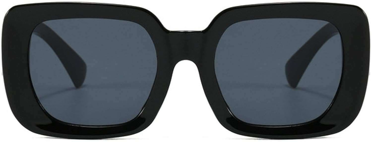 Модные квадратные солнцезащитные очки для женщин и мужчин, стильные ретро-солнцезащитные очки в толстой оправе, солнцезащитные очки с защитой от УФ-излучения UV400 mincl, Black
Модные квадратные солнцезащитные очки для женщин и мужчин, стильные ретро-солнцезащитные очки в толстой оправе, солнцезащитные очки с защитой от УФ-излучения UV400 mincl, Black