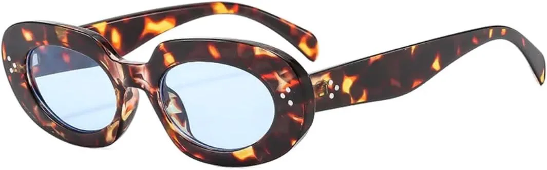 Солнцезащитные очки с защитой UV400 | Rivets Small Oval Punk | Линзы конфетных цветов для занятий спортом на открытом воздухе и вождения DSVIGF, Leopard Blue
Солнцезащитные очки с защитой UV400 | Rivets Small Oval Punk | Линзы конфетных цветов для занятий спортом на открытом воздухе и вождения DSVIGF, Leopard Blue