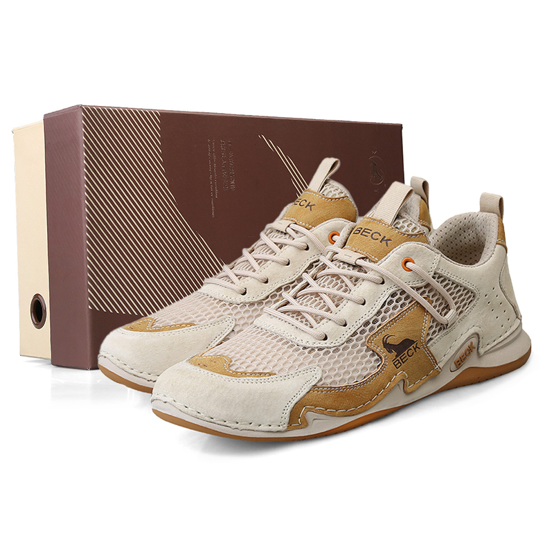 Нескользящие Легкие Низкие Повседневные Кроссовки Мужские BECK, Песочный
Нескользящие Легкие Низкие Повседневные Кроссовки Мужские BECK, Песочный