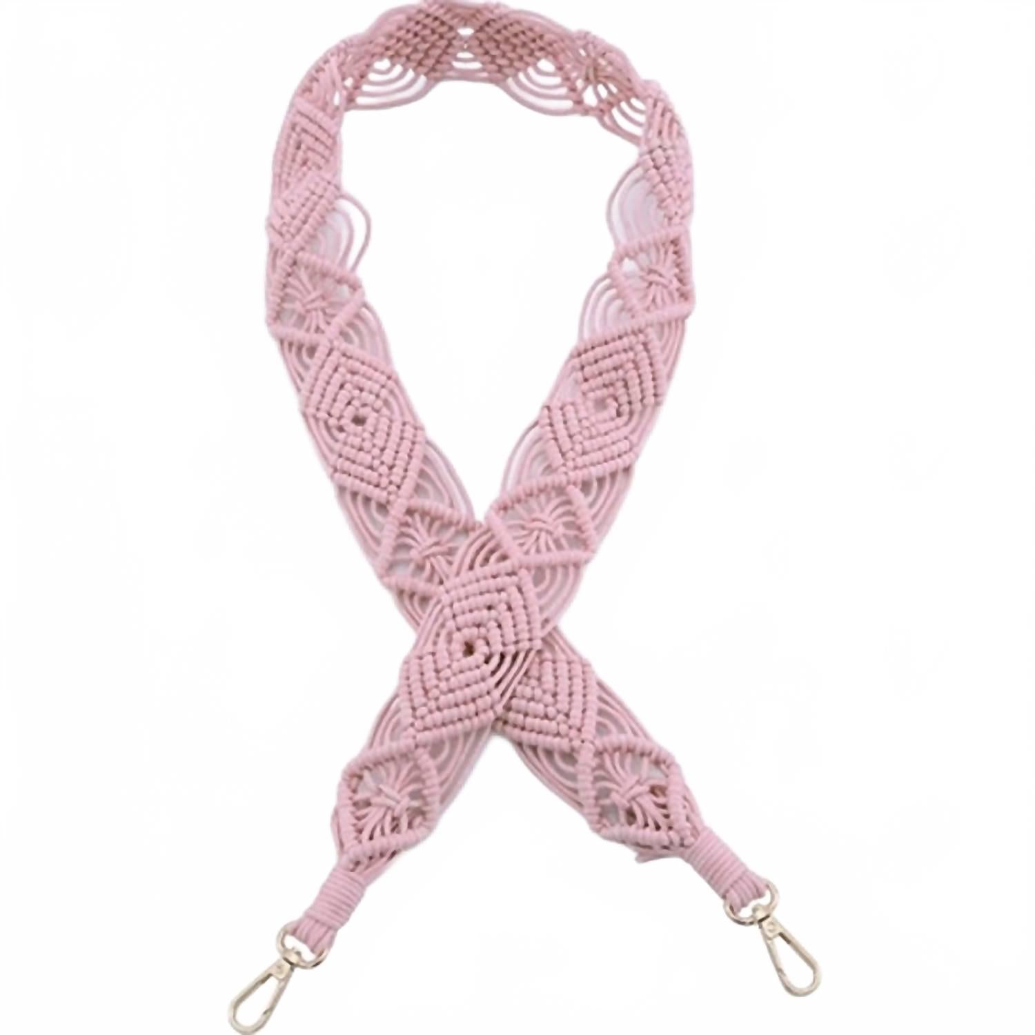 Jen & Co. Ремешок для женской плетеной макраме сумки через плечо, сиренево-розовый
Jen & Co. Ремешок для женской плетеной макраме сумки через плечо, сиренево-розовый