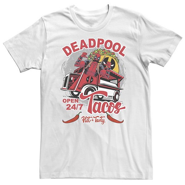 Футболка Big & Tall Deadpool Tacos Hot & Tasty Marvel
Футболка Big & Tall Deadpool Tacos Hot & Tasty Marvel