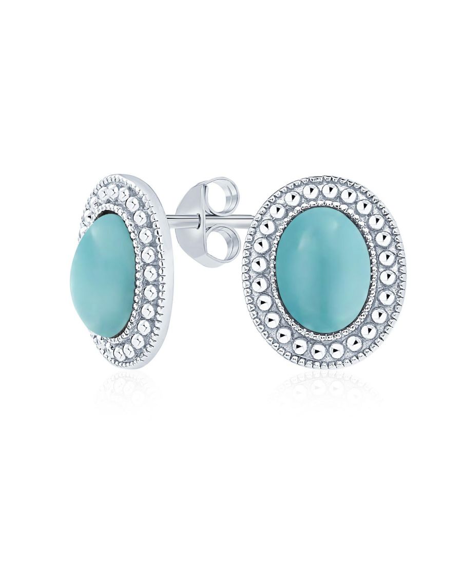 Классические серьги-гвоздики с синтетическими камнями, оправой в виде мильгрейн и овальным ореолом, из стерлингового серебра Bling Jewelry, Light blue
Классические серьги-гвоздики с синтетическими камнями, оправой в виде мильгрейн и овальным ореолом, из стерлингового серебра Bling Jewelry, Light blue